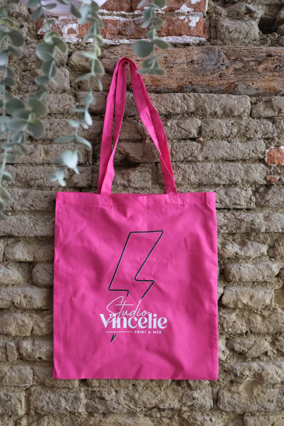 Tote bag rose