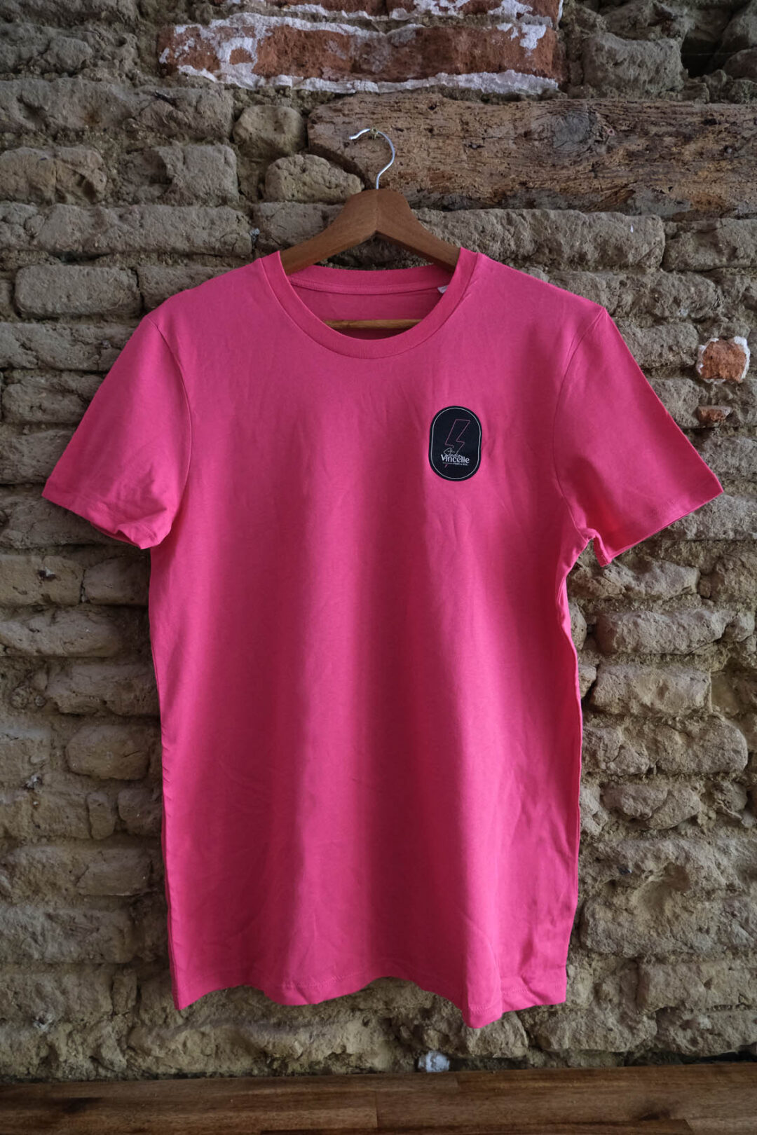 Tee-shirt rose fuchsia homme