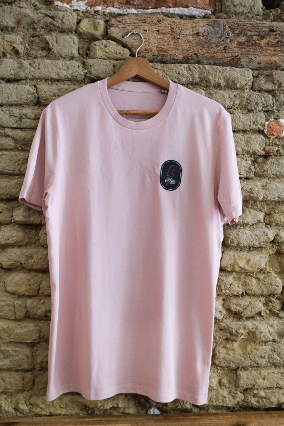 Tee-shirt rose clair homme